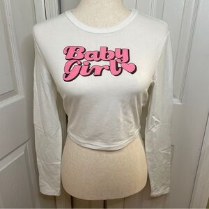 Long sleeve Baby Girl graphic shirt